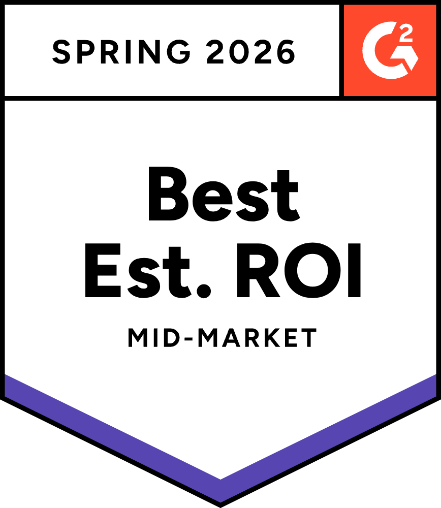 G2 Best ROI Mid-Market Spring 2026