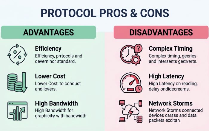 Protocol Pros and Cons Infographic