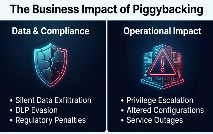 Piggybacking Risks Infographic