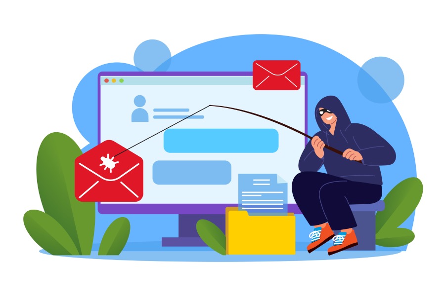email spoofing and phishing attacks