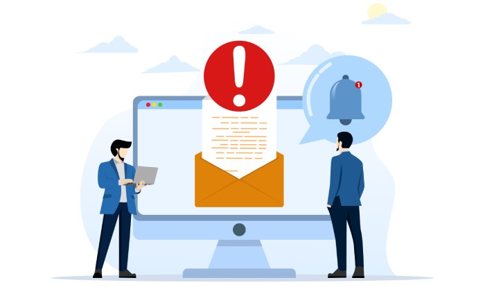 Unauthorized emails