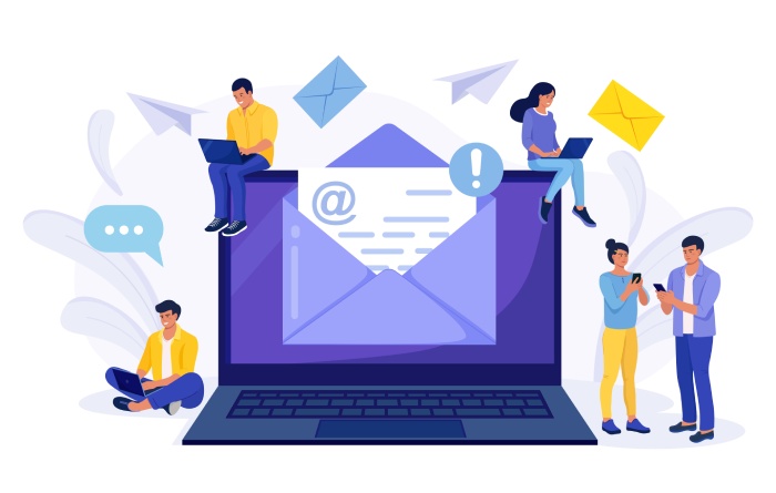 email-based menaces