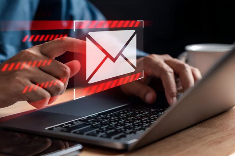 Why is it unsafe to send sensitive information via email?