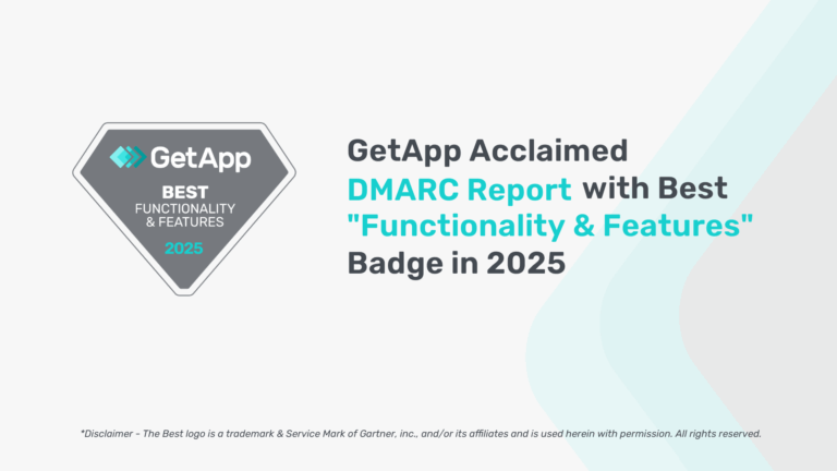 DMARC Report recognized by GetApp