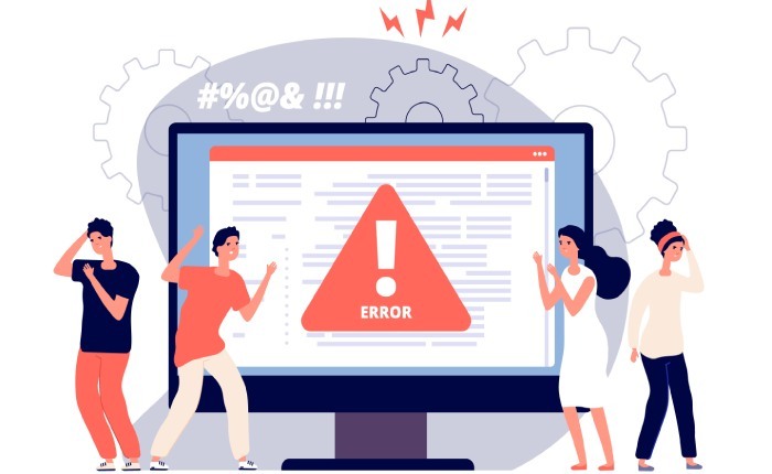 email contained an error