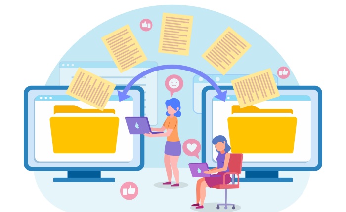 email composition and attachment sharing