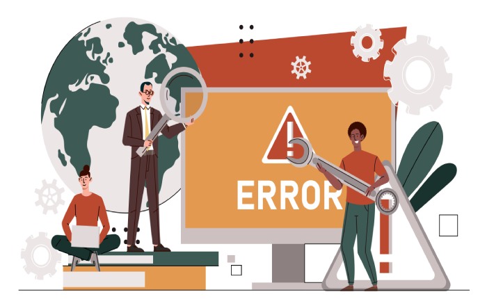 email headers for errors