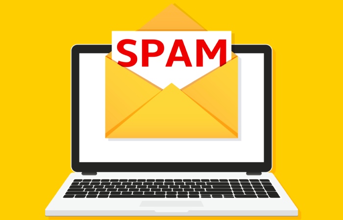 suspicious emails as spam