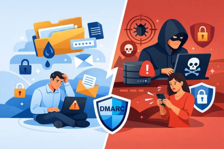 Data Leak vs. Data Breach — A DMARCReport Perspective