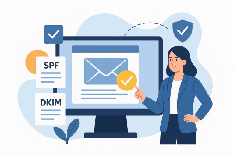 Does a DMARC check verify SPF and DKIM alignment for my domain?
