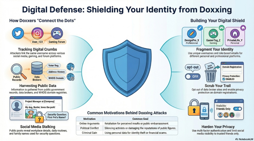 shielding your identity from doxxing