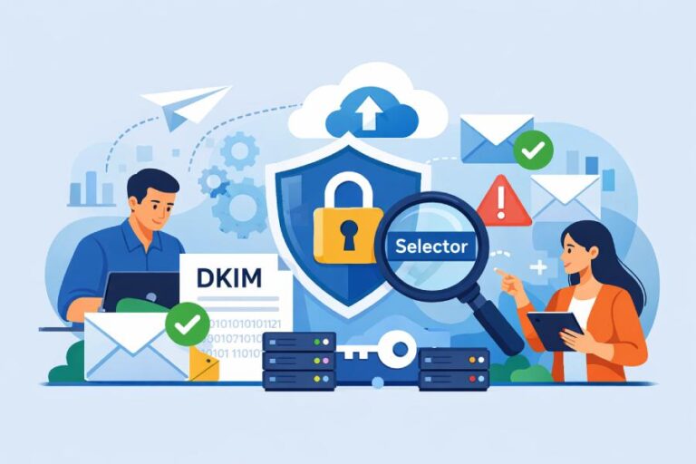 How does a required DKIM selector improve email security and deliverability?