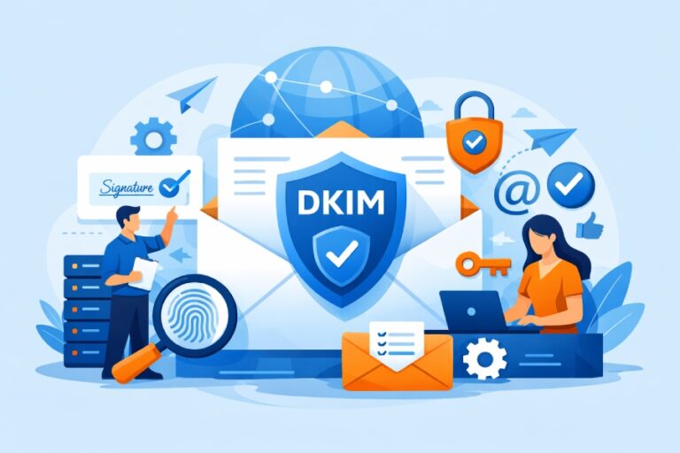 Why should a business consider using custom DKIM for its email sending?