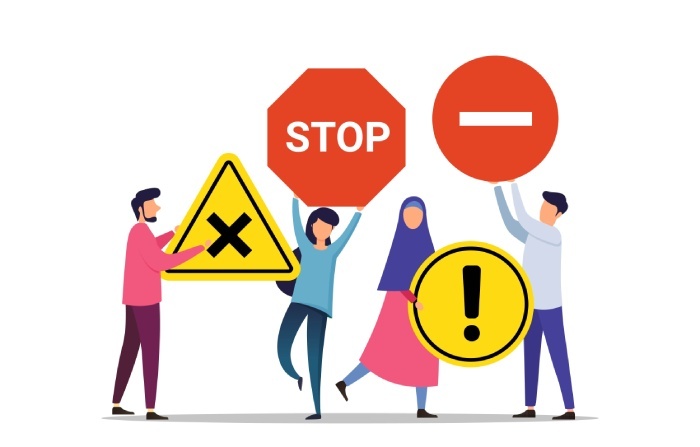 ignore warning signs