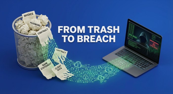 Dumpster diving demonstrates how physical