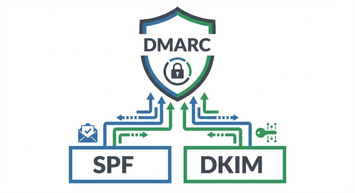 How DMARC, SPF, and DKIM Work Together