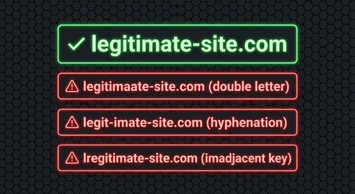 Typosquatting Domains (and Homograph Attacks)