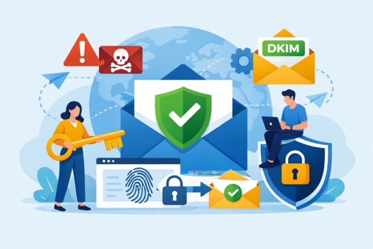 Why are DKIM keys important for email deliverability and anti-spoofing?