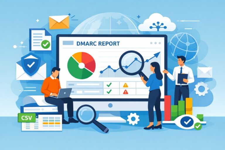 Which reporting formats and tools are best for analyzing DMARC alignment reports?
