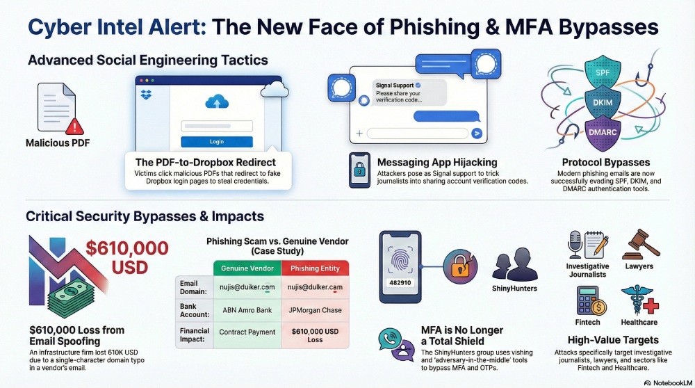 Cyber Intelligence: Phishing Evolution and MFA Bypasses