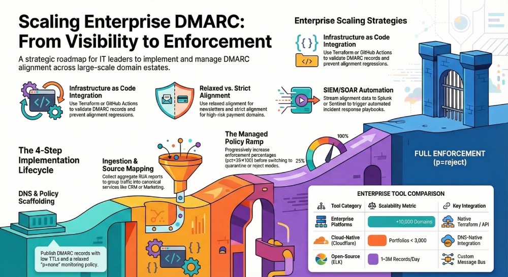 Scaling Enterprise DMARC: From Visibility to Enforcement