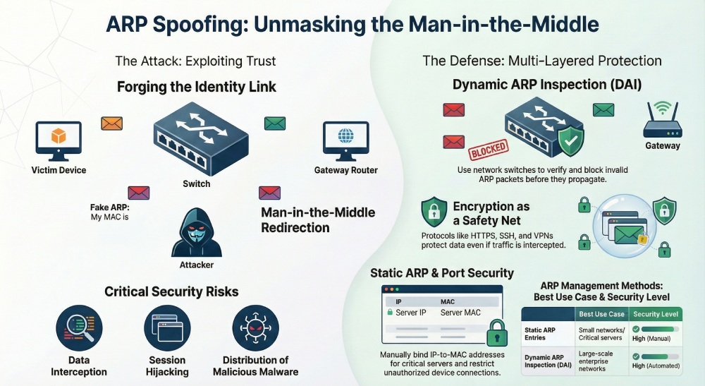 How ARP Spoofing Attacks Work