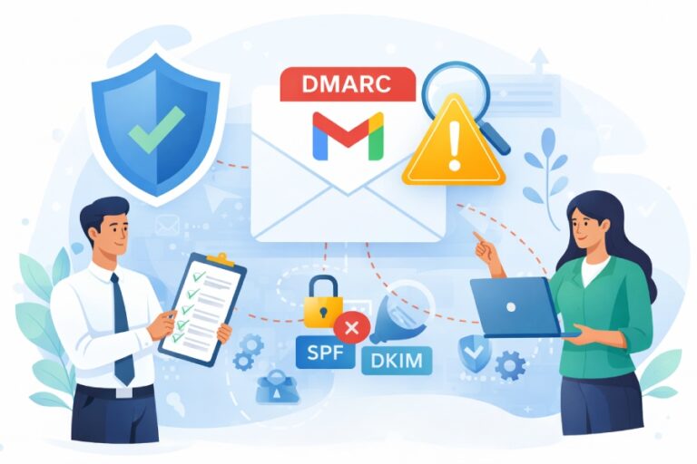 What are the best practices for setting a strict DMARC policy when sending to Gmail addresses?