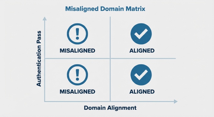 Misaligned Domain Matrix