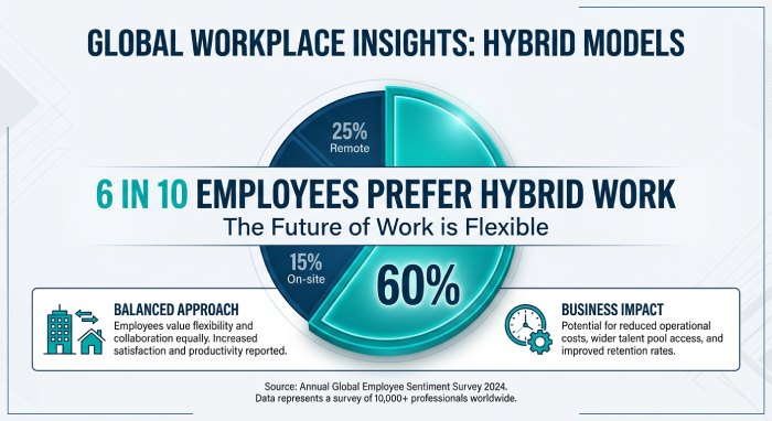 6 in 10 Employees Prefer Hybrid Work