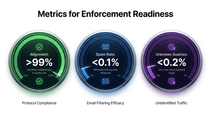Monitoring readiness: DMARC reports, Gmail Postmaster Tools, and thresholds