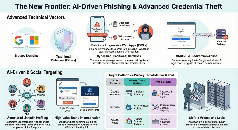 The Evolution of AI Phishing and Credential Redirection Tactics