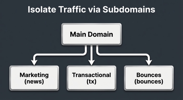 Patterns by use case: transactional, marketing, and high-volume notifications