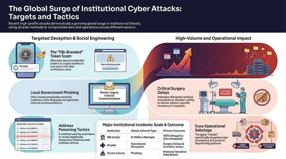 The Global Surge of Institutional Cyber Attacks