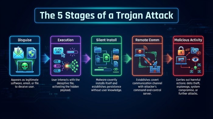 Attackers may also spread Trojans