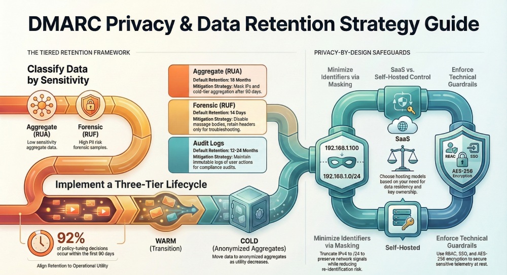 DMARC Privacy & Retention Strategy