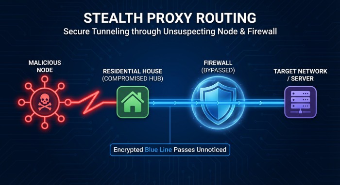 STEALTH PROXY ROUTING